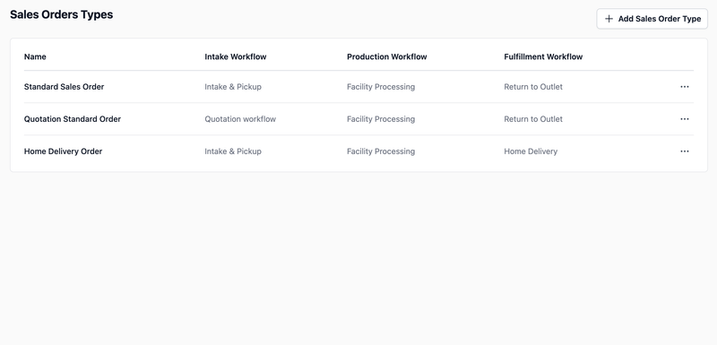 Configure Order Types