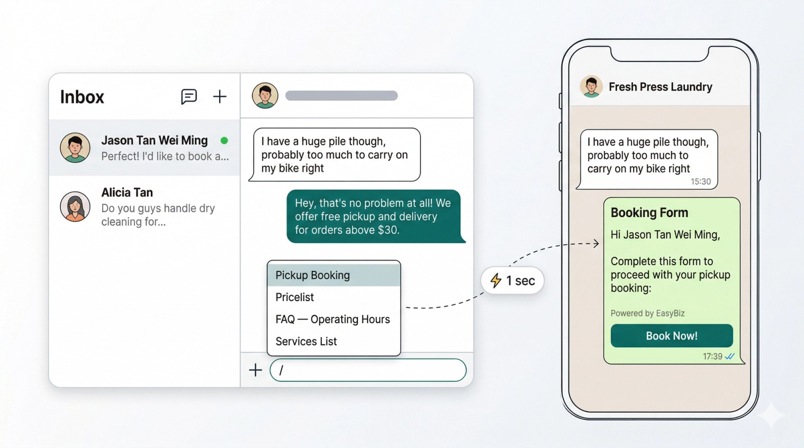 Setting Up Quick Reply Templates