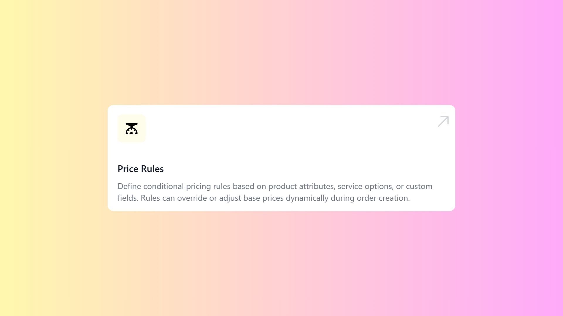 Setting Up Price Rules