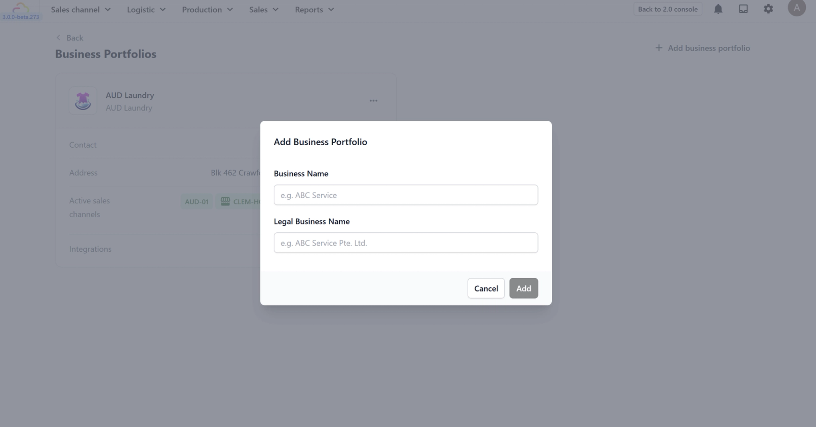Setting up your Business Portfolio