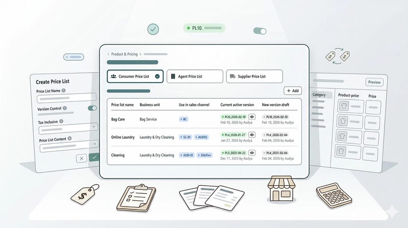 Setting up your Price Lists
