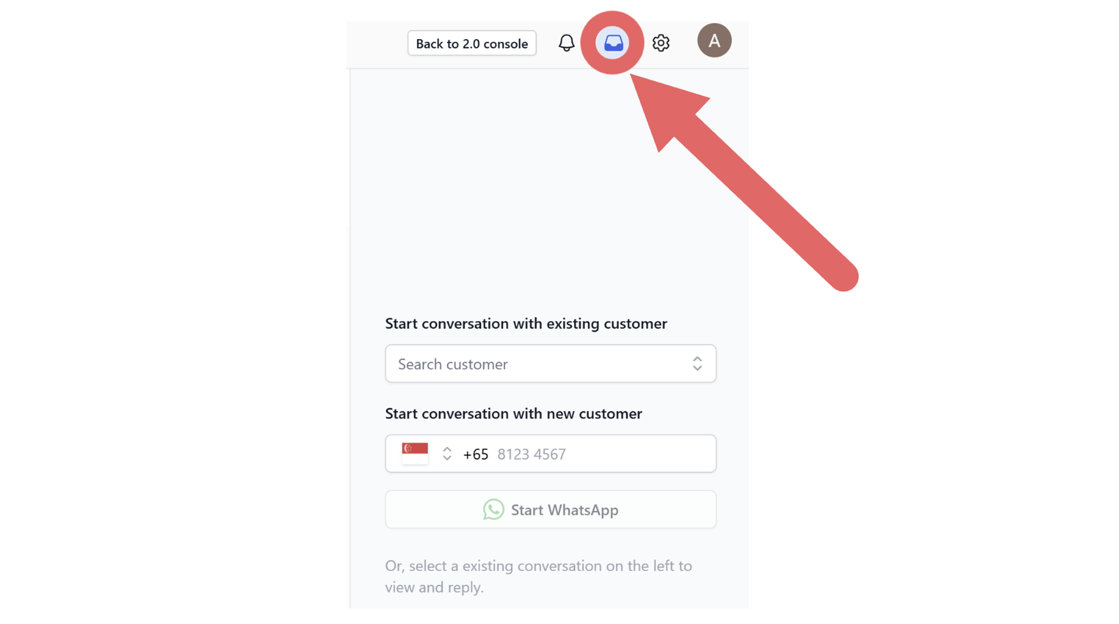 Managing Conversations Inbox