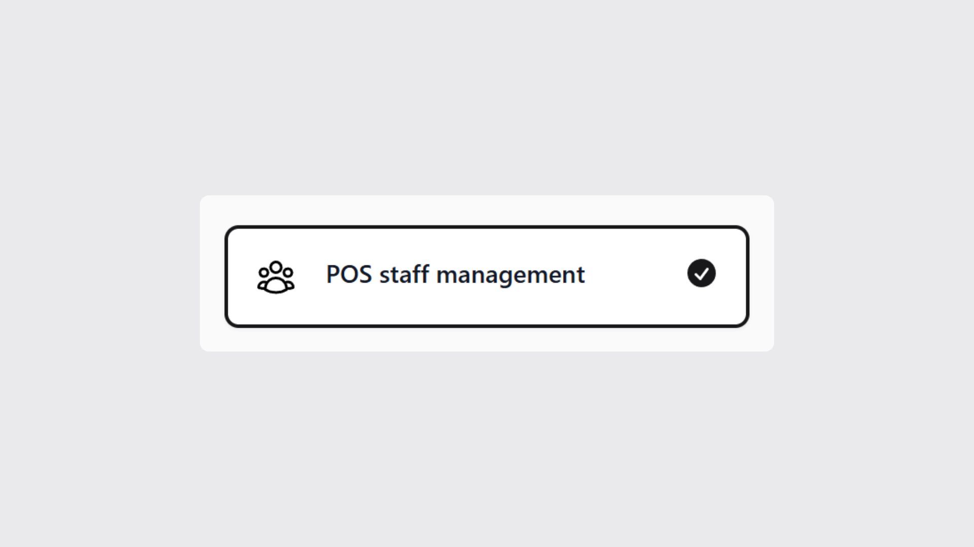Manage POS Staff