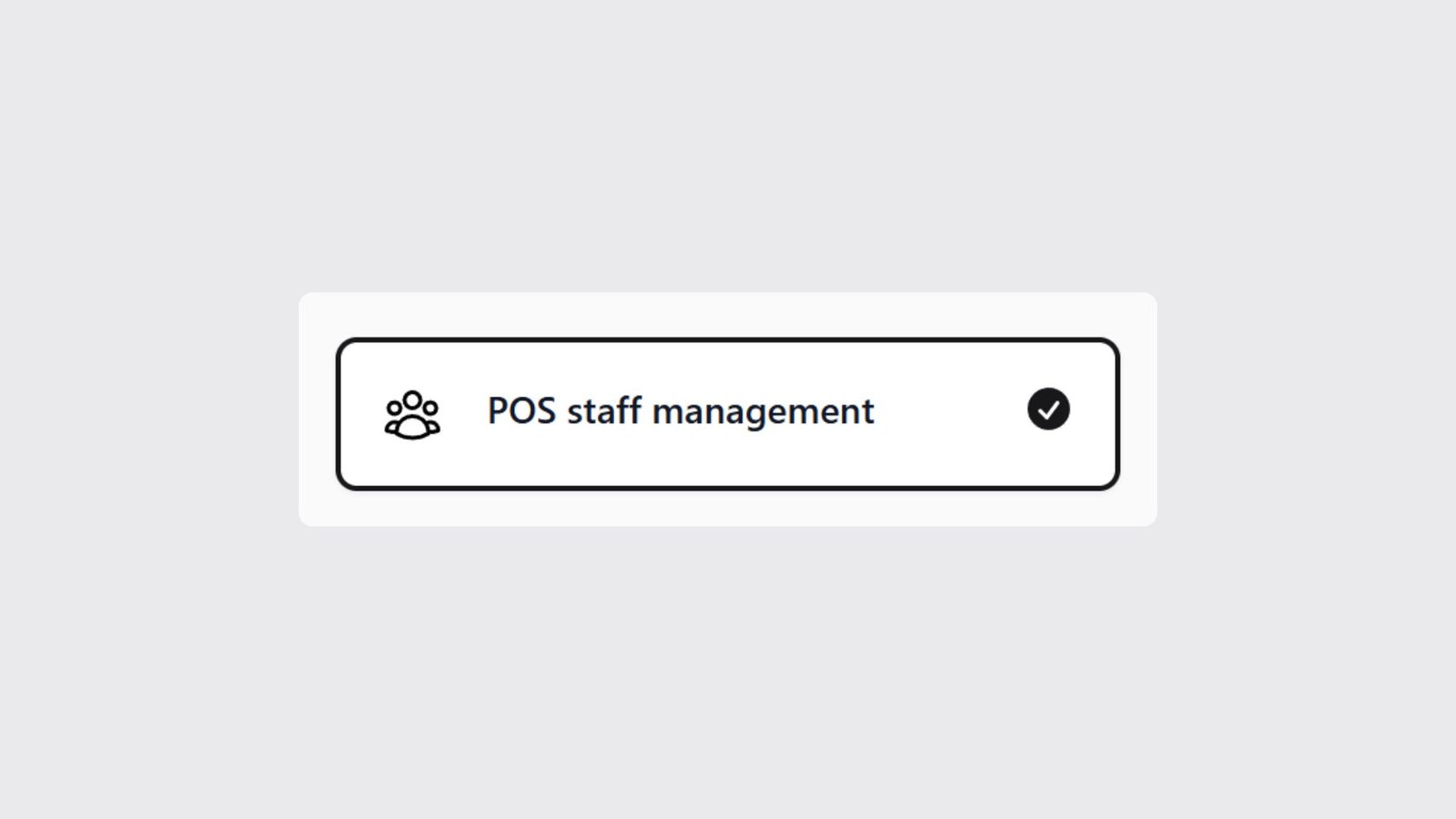 Manage POS Staff
