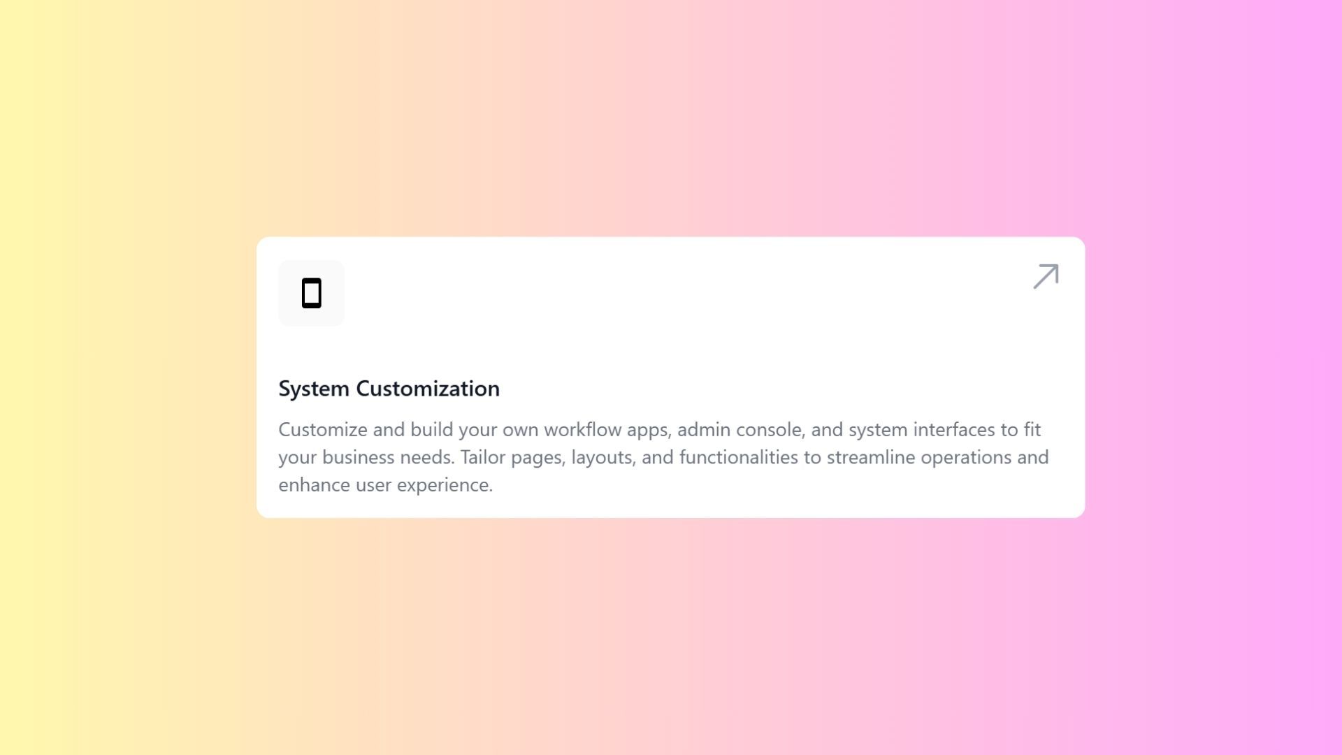 System Customization Overview