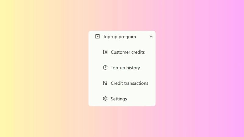 Setting Up Top-Up Programs