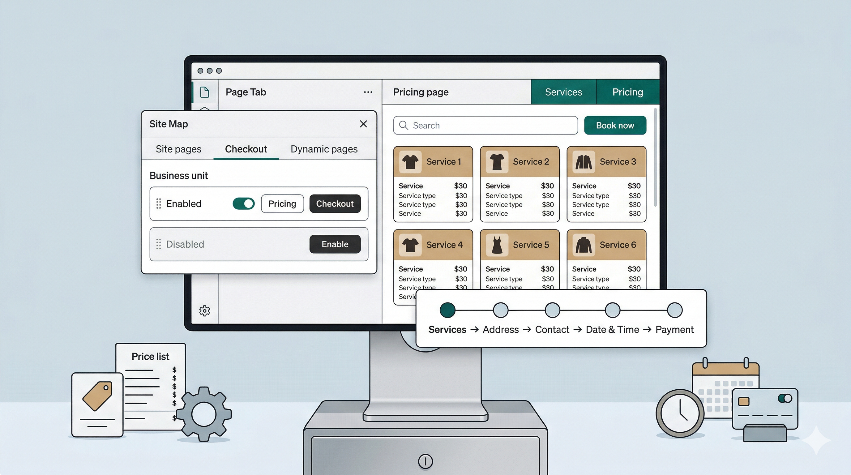 Set up your Online Booking System
