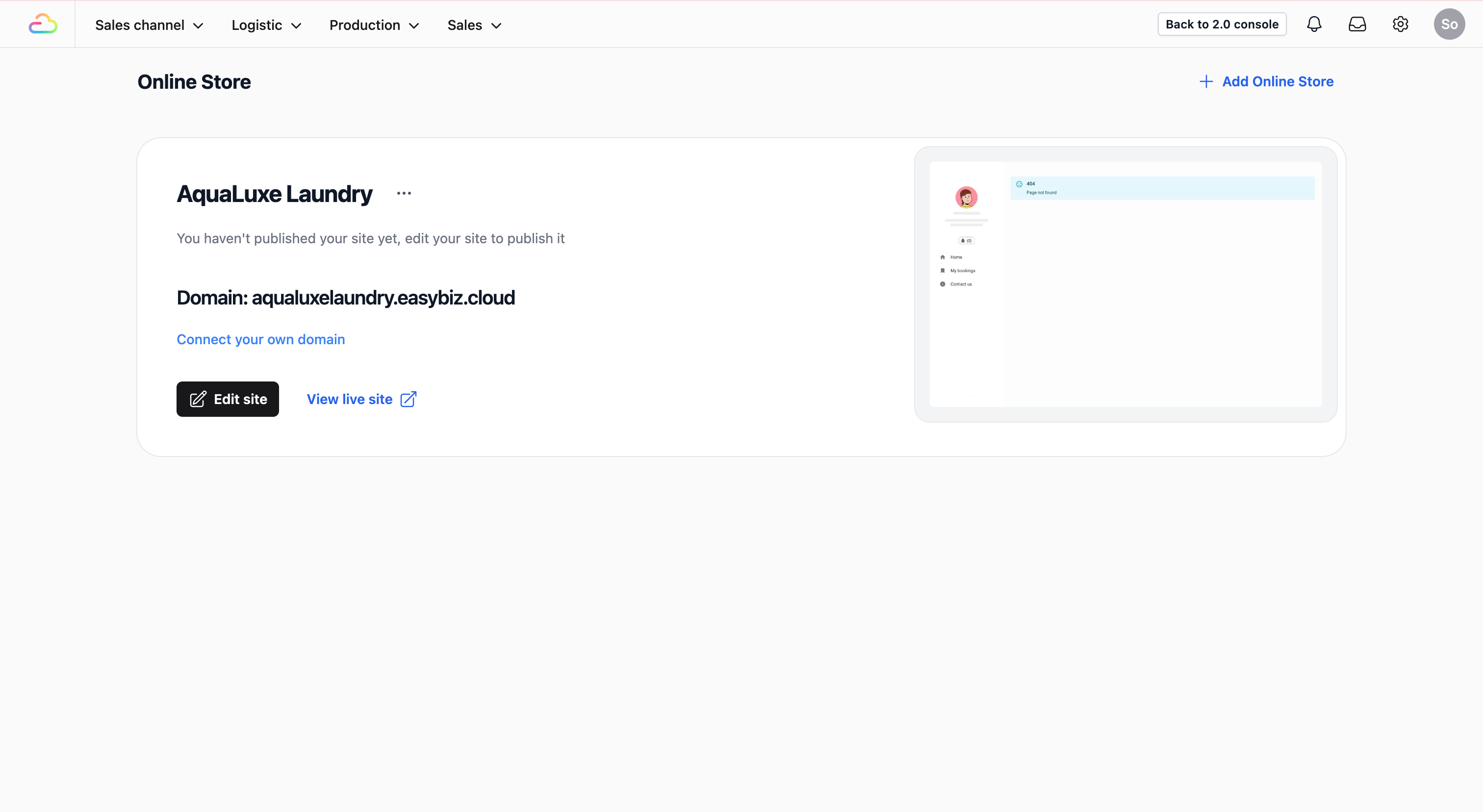 Create your Online Store