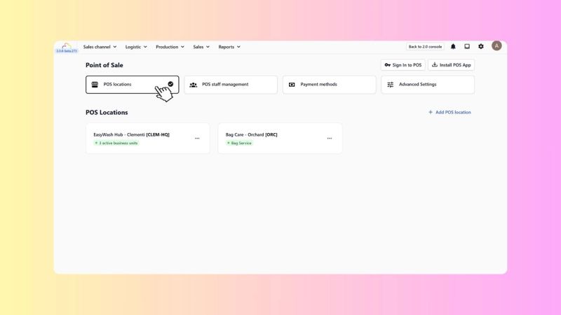 Add Your POS Location