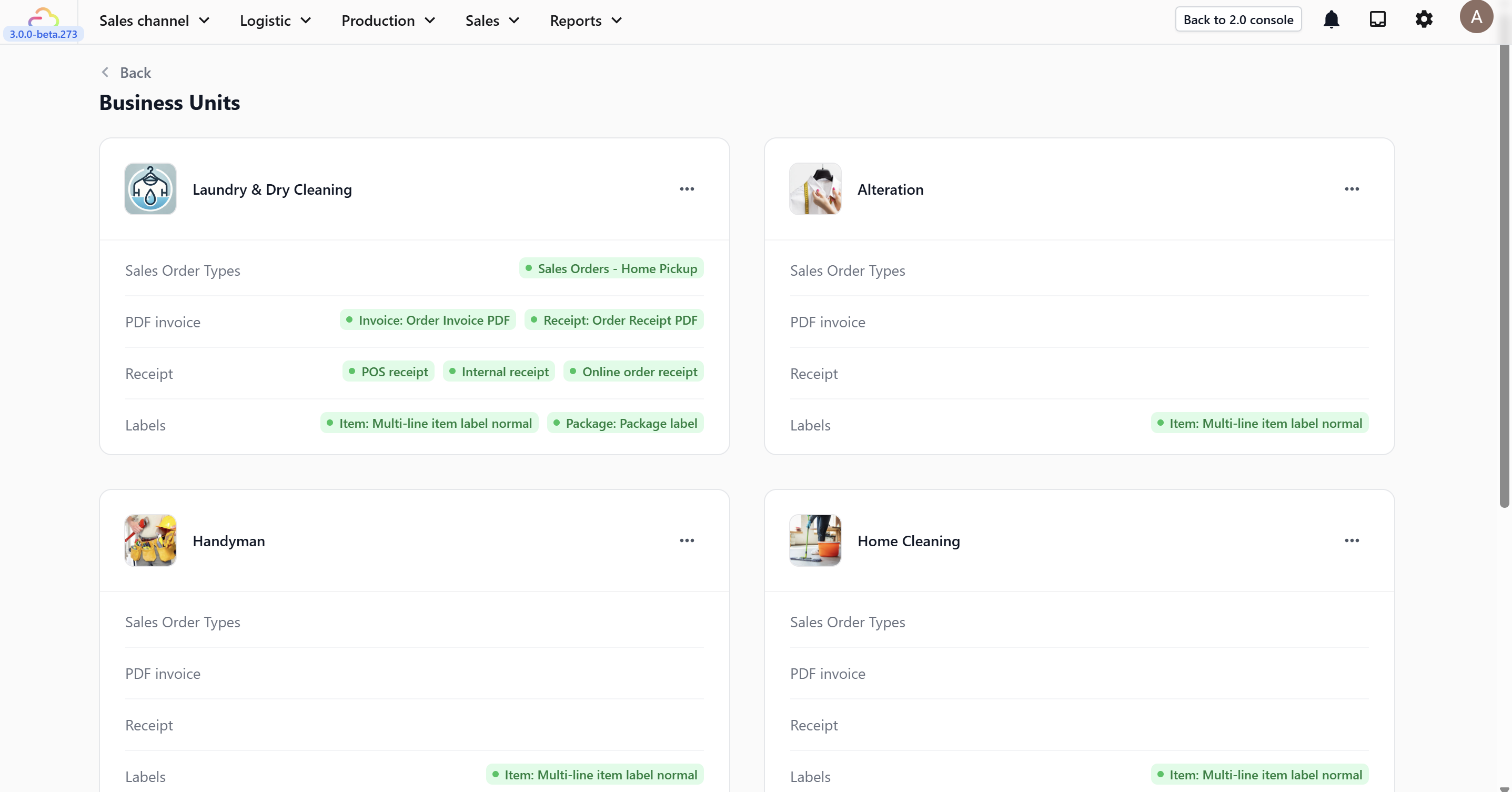 Setting up your Business Unit