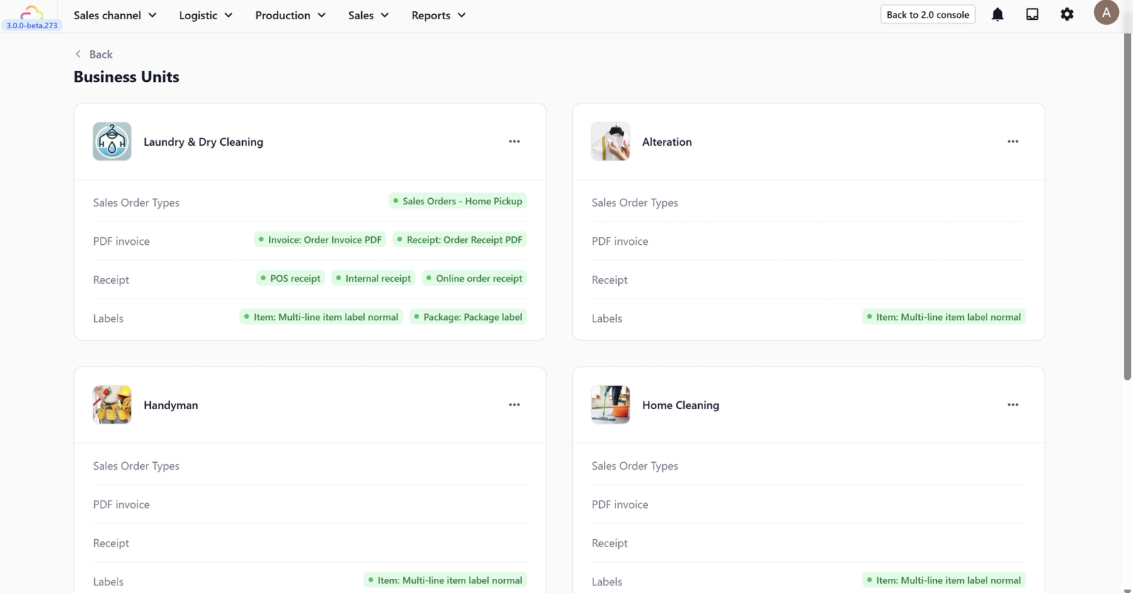 Setting up your Business Unit
