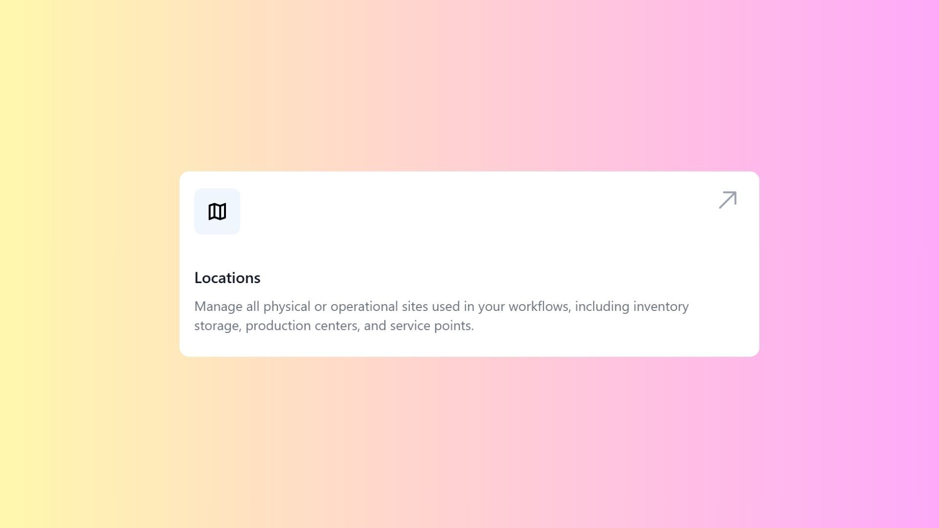 Introduction to Inventory Locations