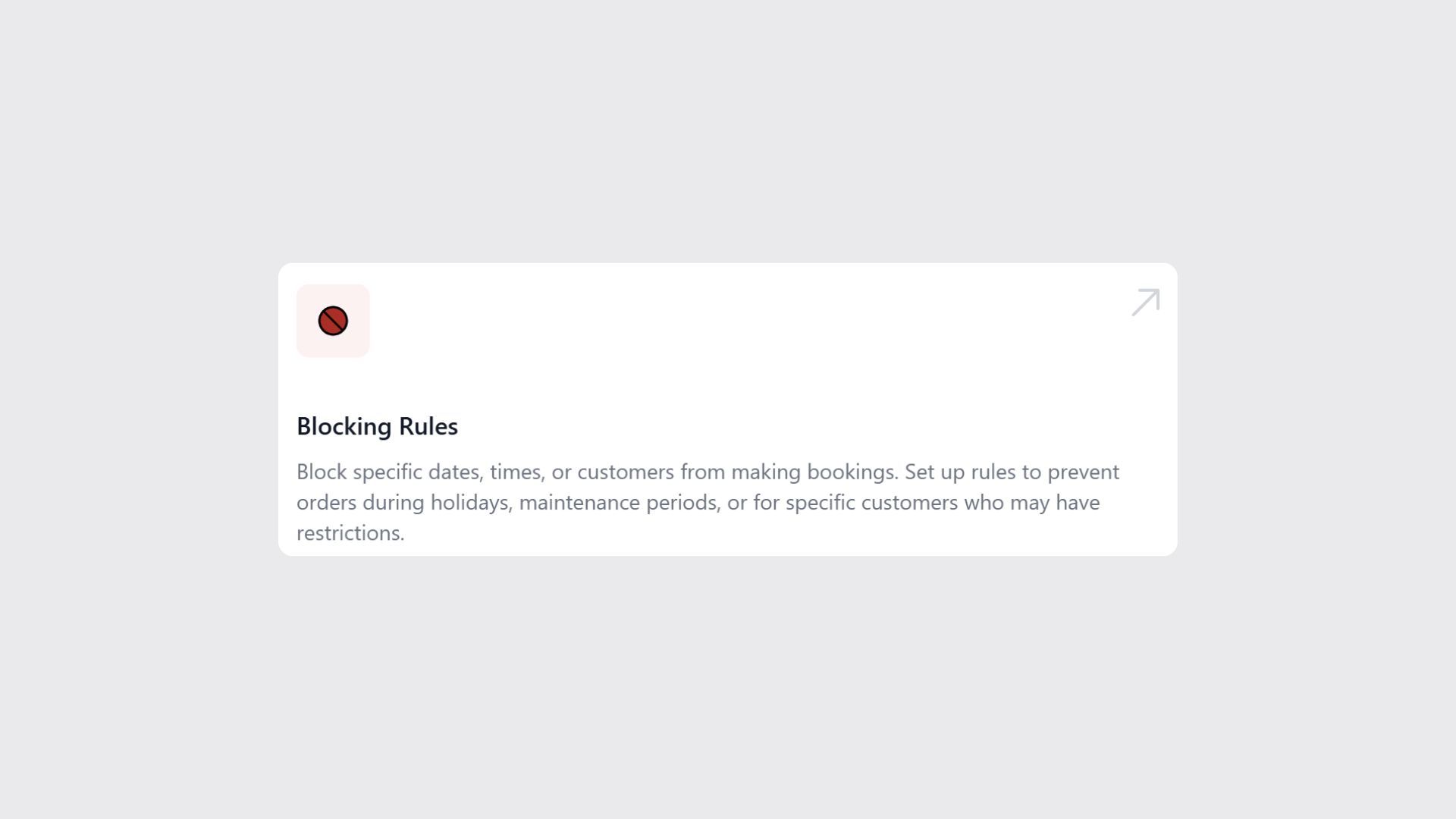 Setting Up Blocking Rules