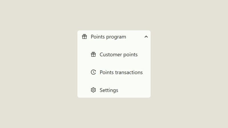 Setting Up Points Program
