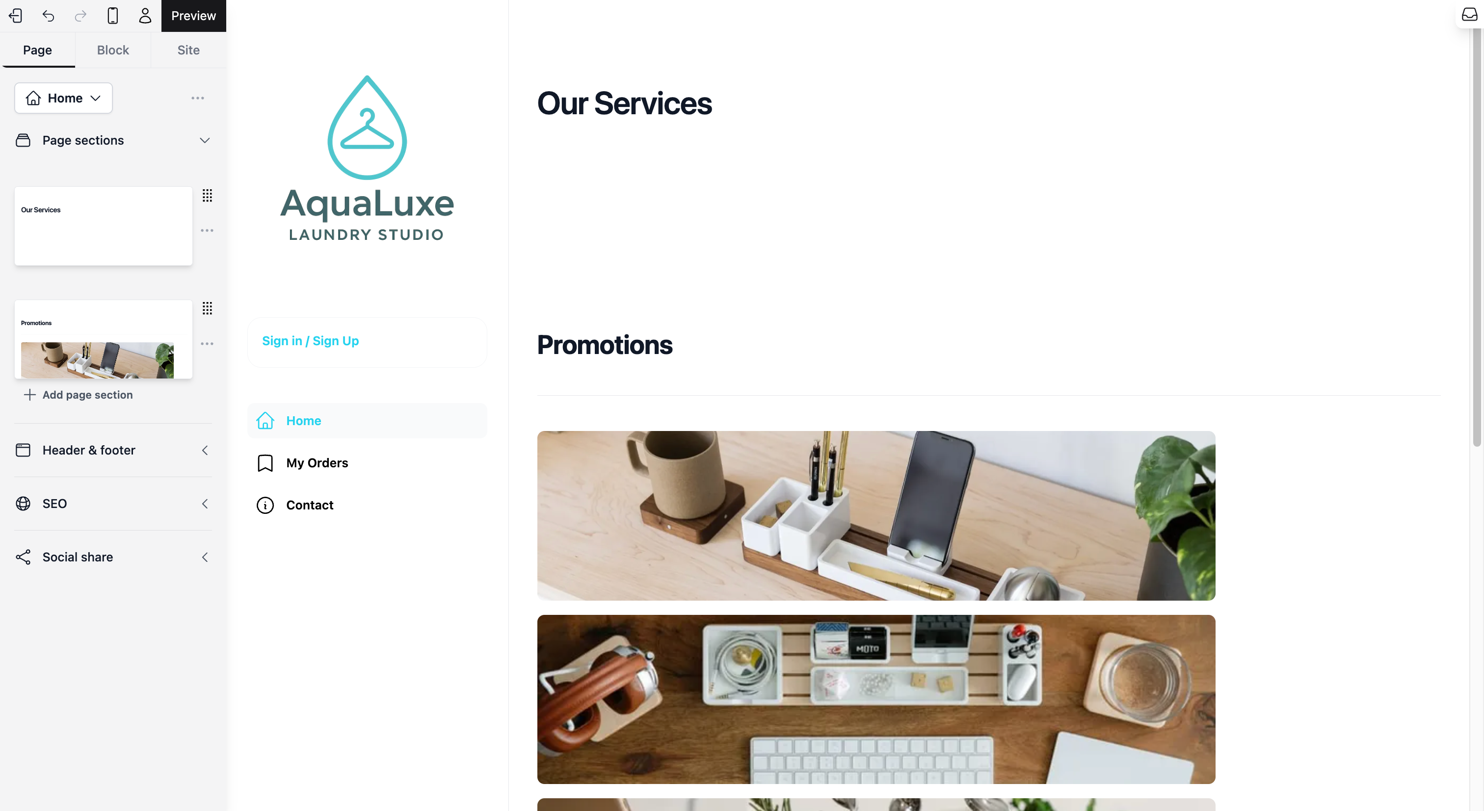 Navigating the Visual Builder