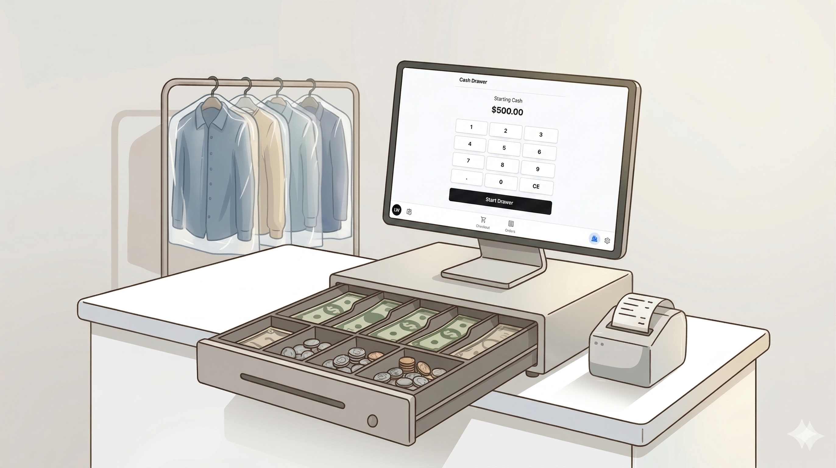 Set Cash Drawer on Your POS