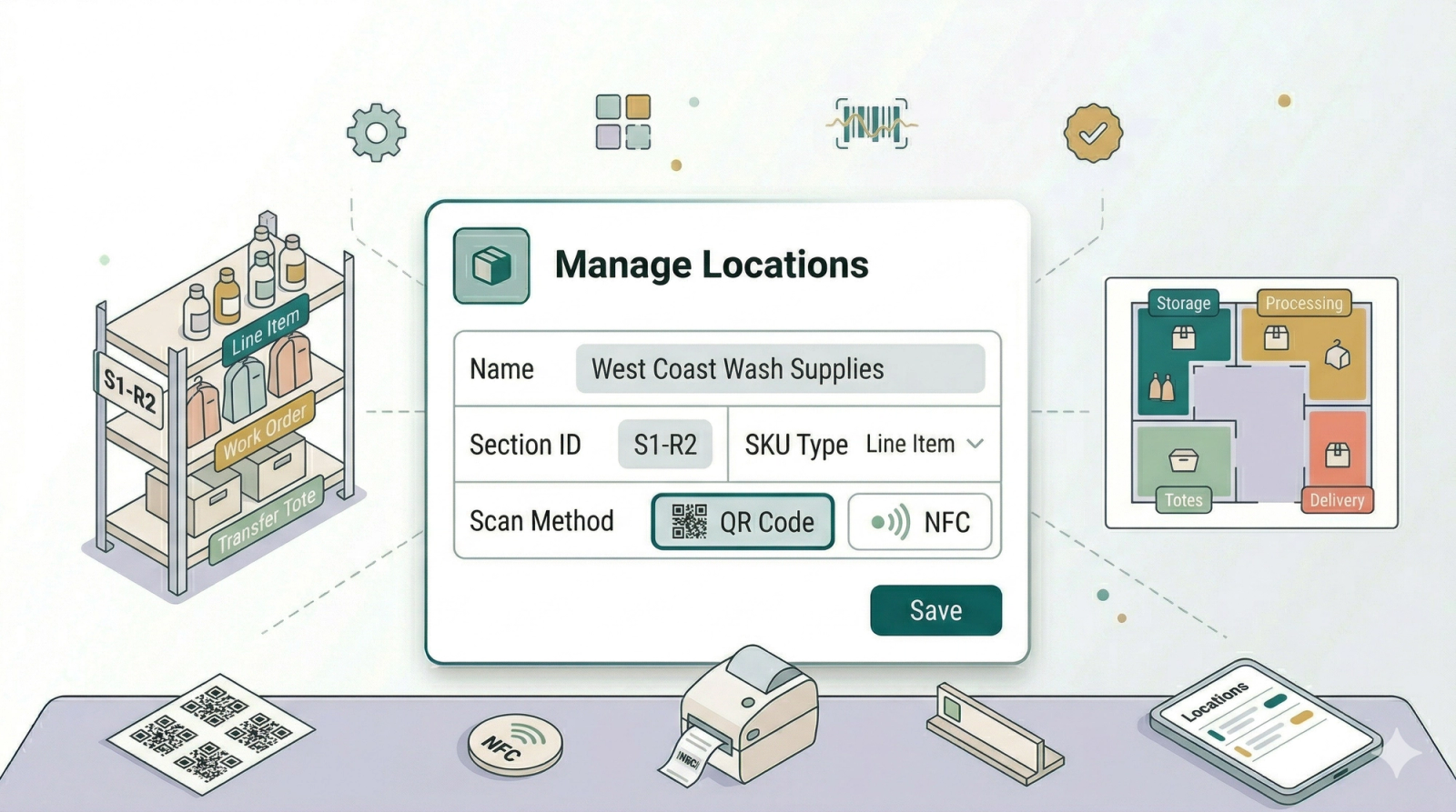 Managing Inventory Locations