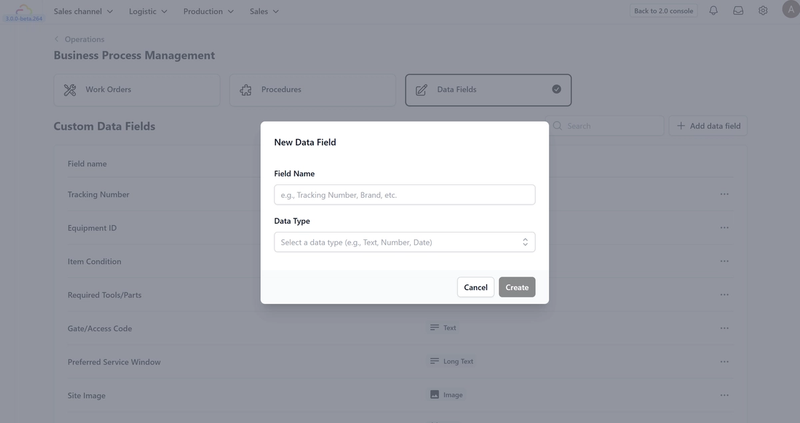 Configuring Data Fields