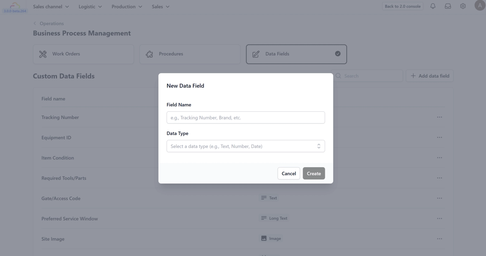 Configuring Data Fields