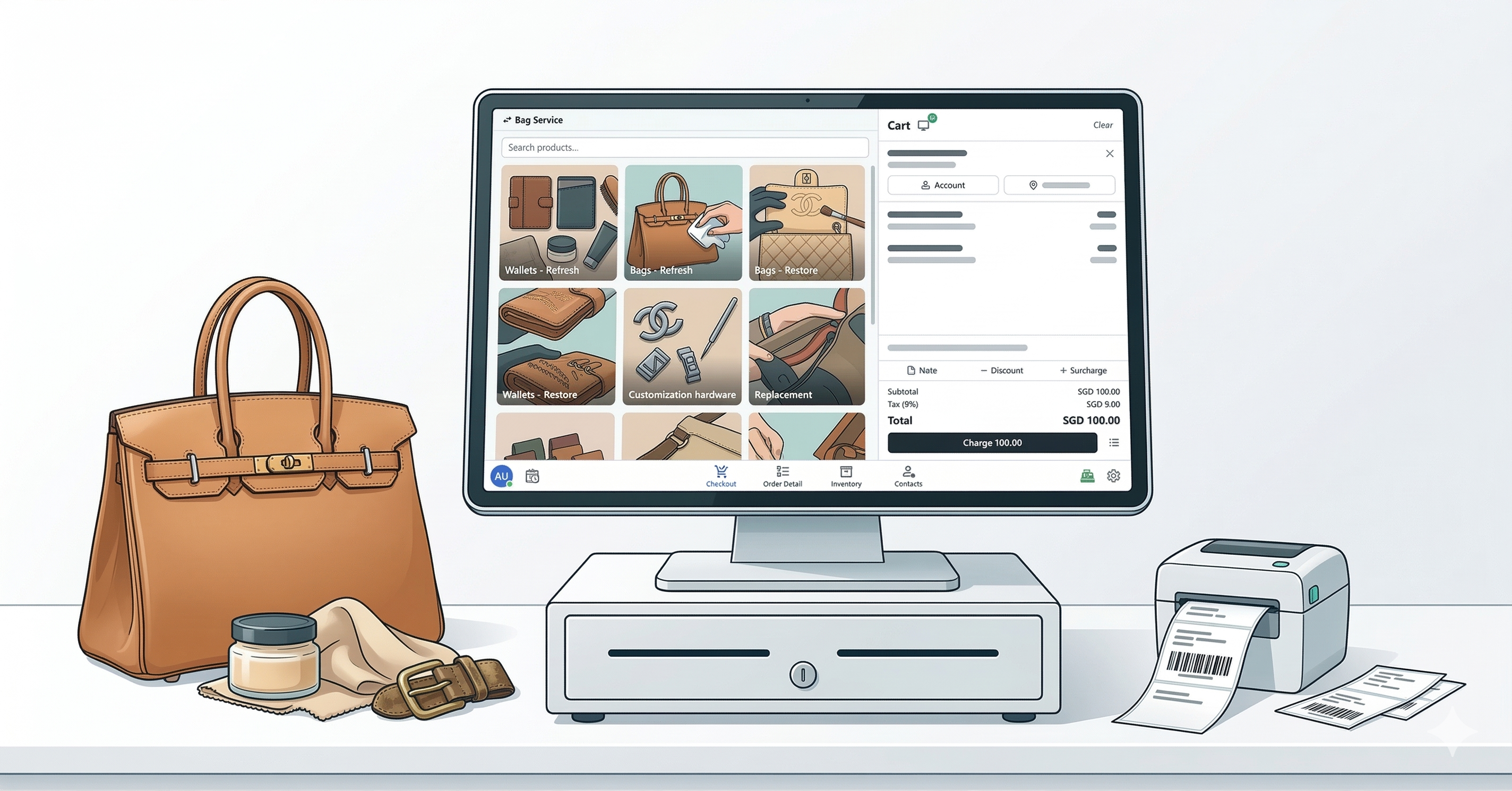 Set up your Bag Repair POS