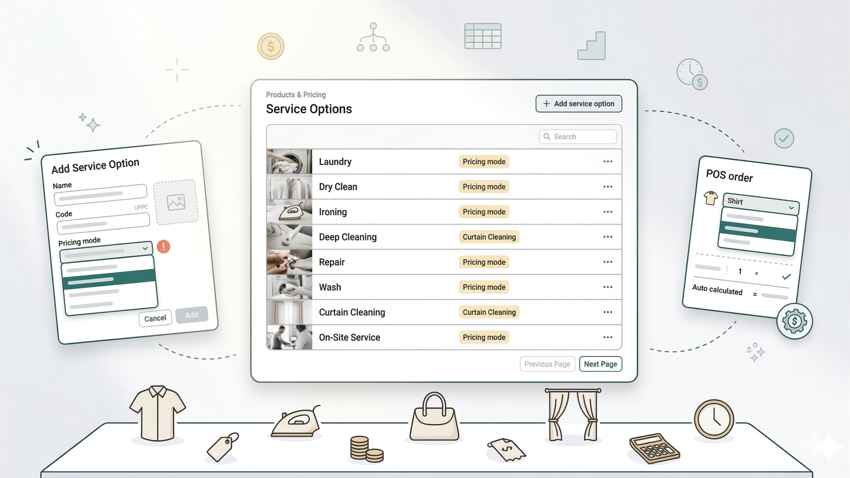 Setting Up Service Options