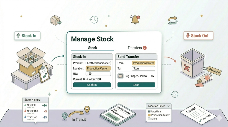 Managing Inventory Stock