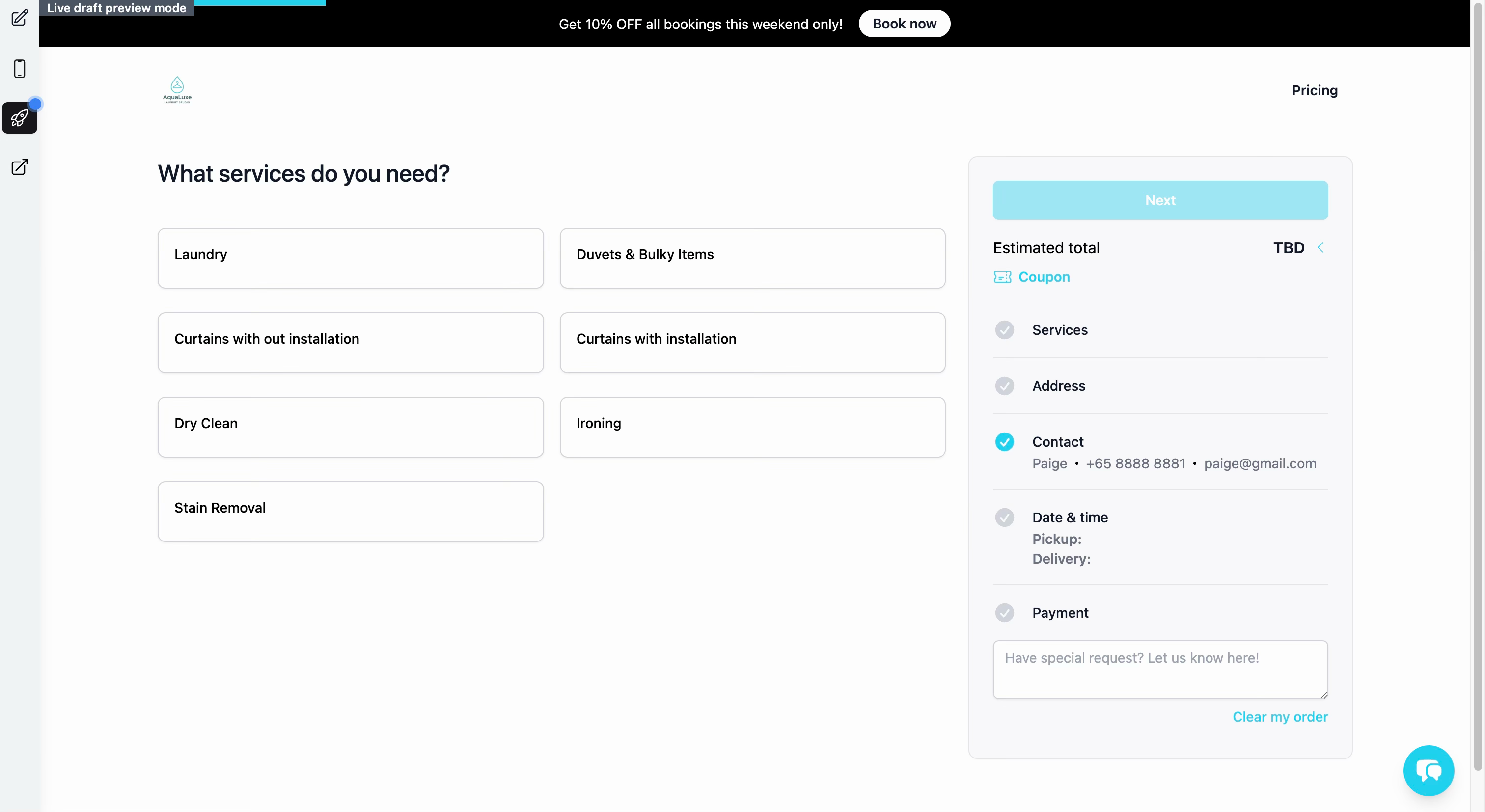 Preview and Publish Your Online Store