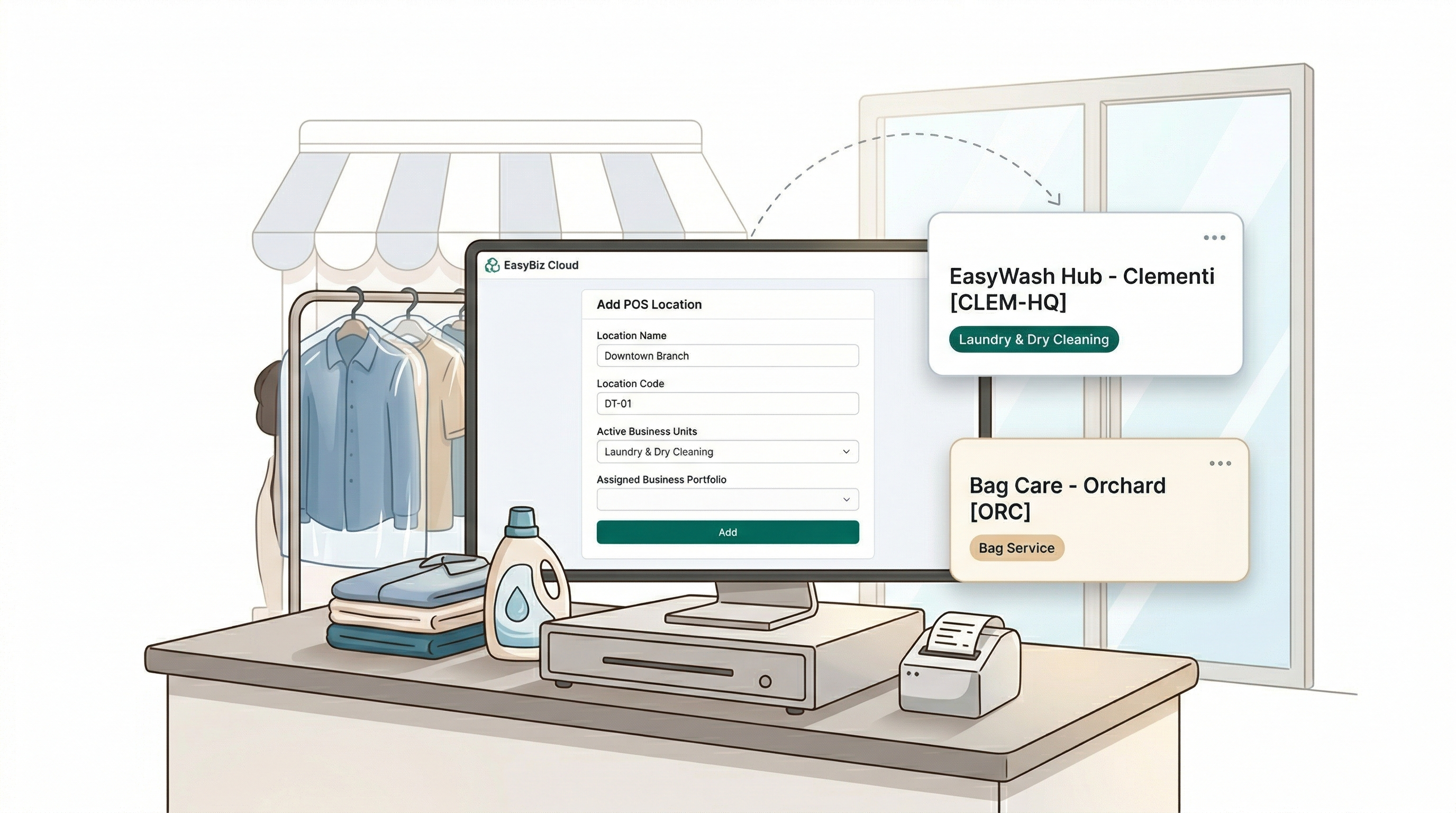 Setting Up a New POS Location