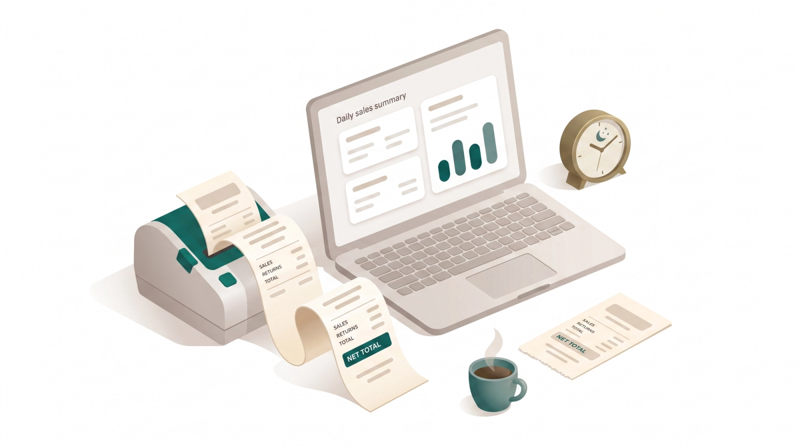 Configuring Close of Day Report Template