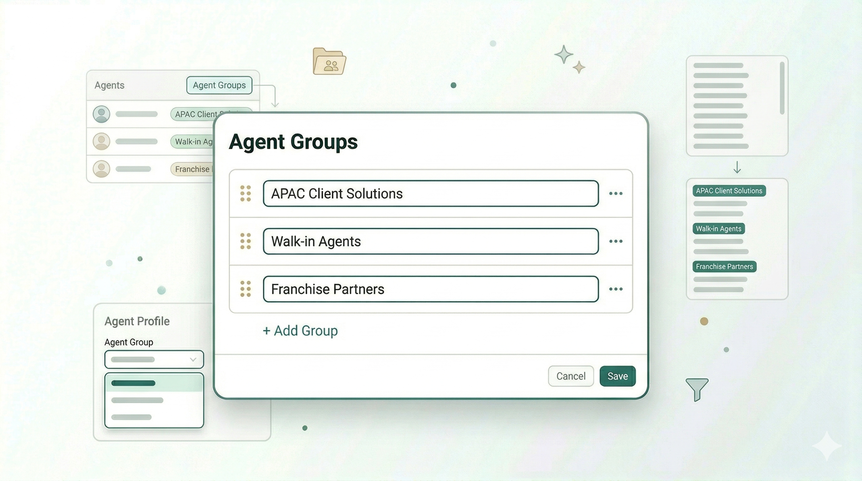 Add Agent Groups