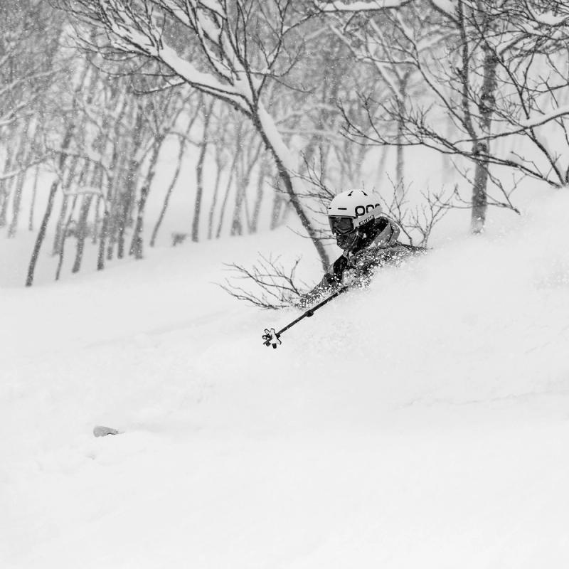 Quintin Skiing in Hokkaido