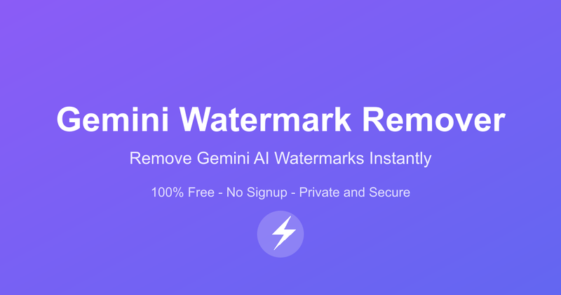 image of Gemini Watermark Remover