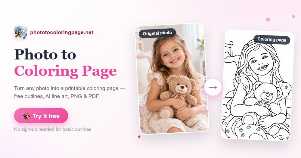 image of Photo to Coloring Page image of Photo to Coloring Page