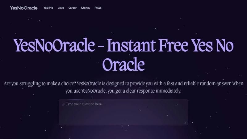 image of YesNoOracle