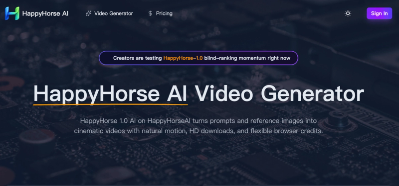 image of Happy Horse AI