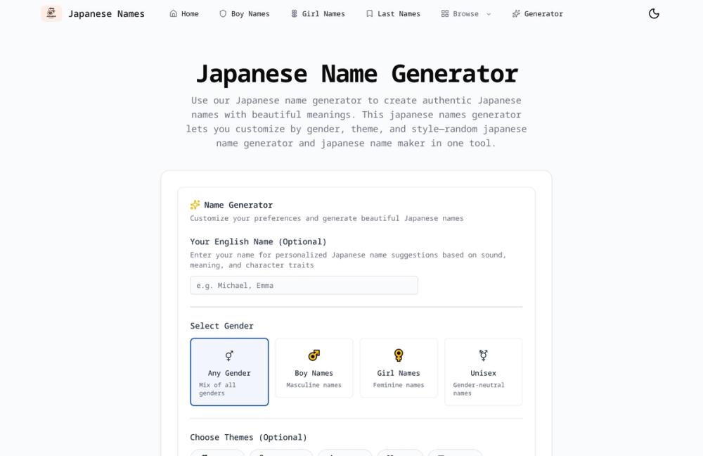 image of Japanese Names