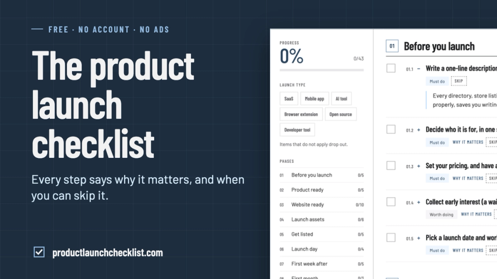 image of Product Launch Checklist