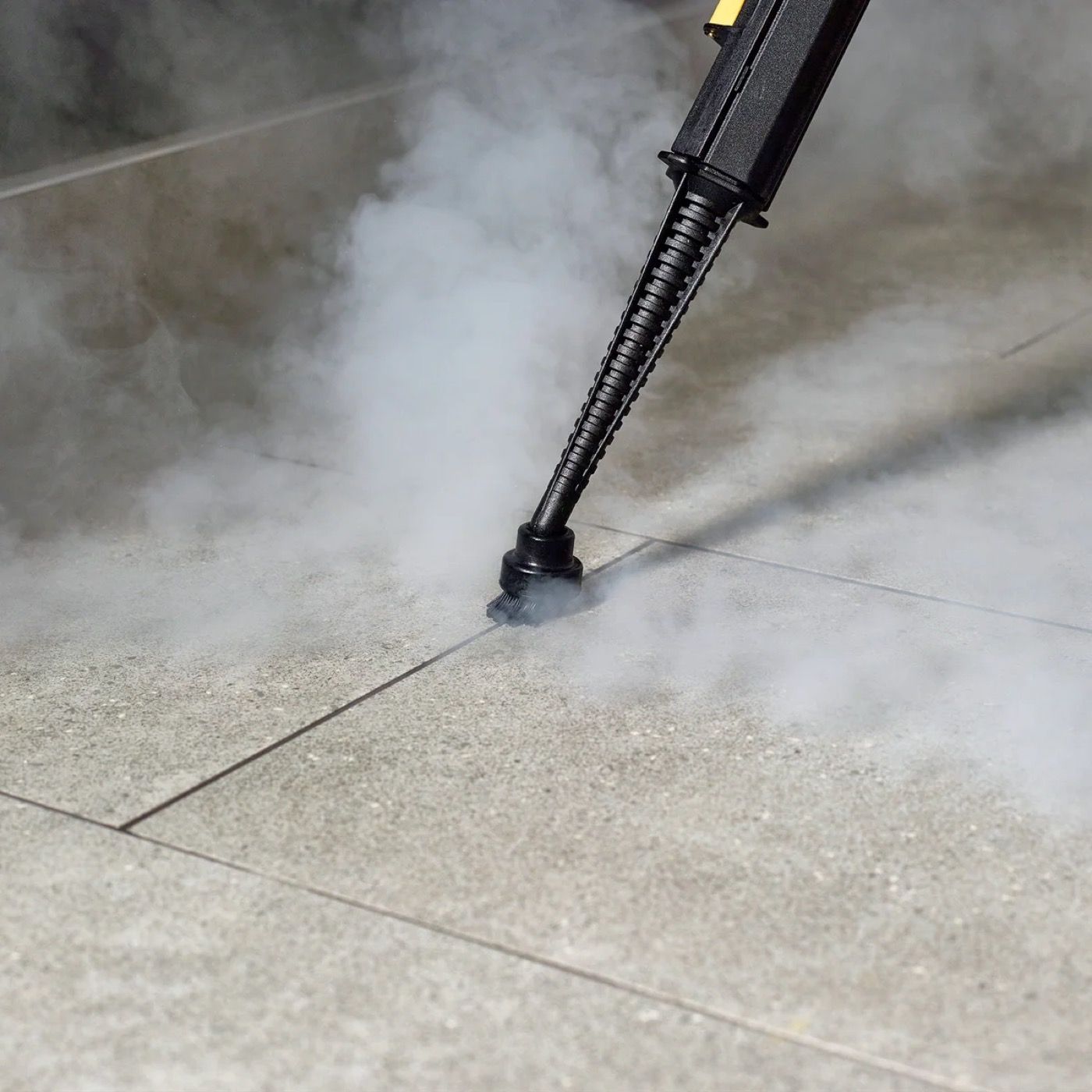 Dupray steam cleaner brush attachment cleaning tile grout