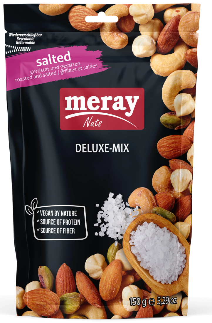 Deluxe Mix — Roasted & Salted · 85g / 150g / 300g