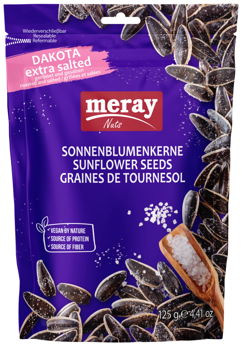 Dakota Roasted Extra Salted Sunflower Seeds · 125g / 250g