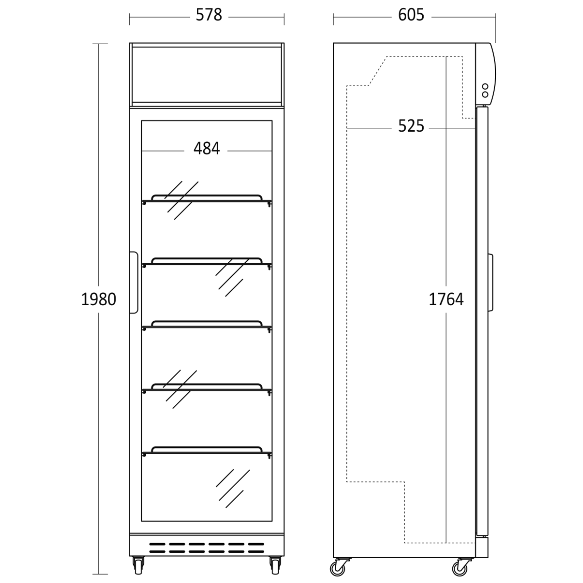 Külmkapp-joogikülmik SD420E – tootefoto 2