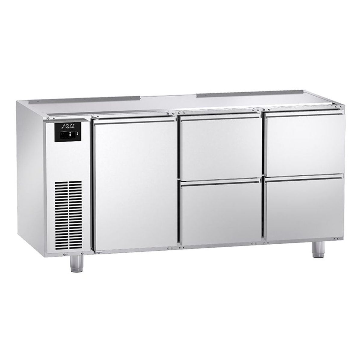 Kaugjahutusega külmtöölaud Sagi TRS122V