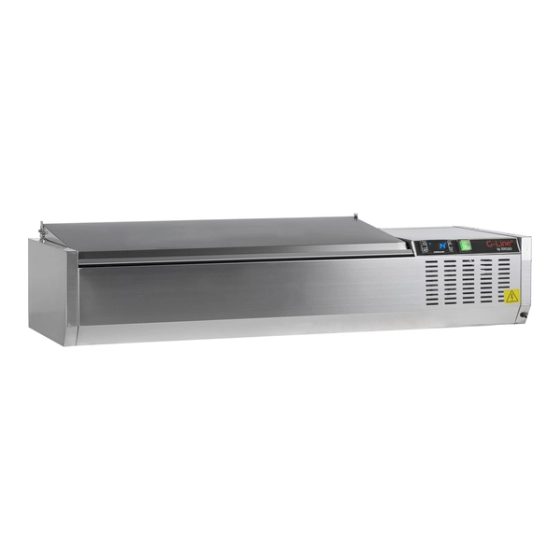 Lauapealne külmvitriin GVC33-120 S/S