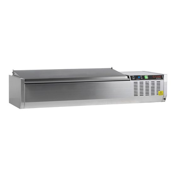 Lauapealne külmvitriin GVC33-120 S/S