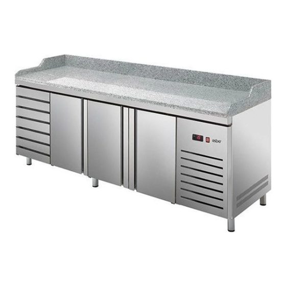 Pitsa külmtöölaud ETP-8-250-37 HC LLR GR