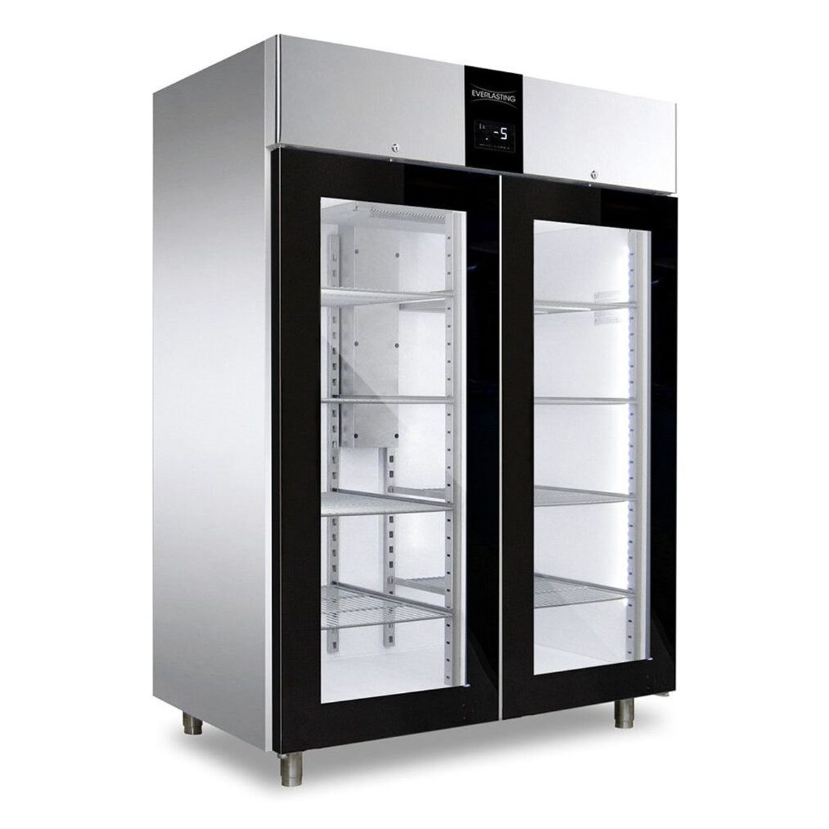 Klaasuksega külmkapp Everlasting Classic 1200 Glass