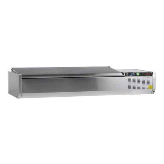 Lauapealne külmvitriin GVC33-140 S/S