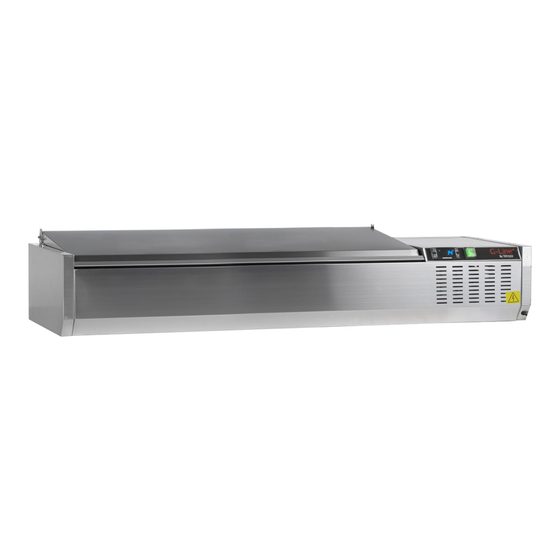 Lauapealne külmvitriin GVC33-140 S/S