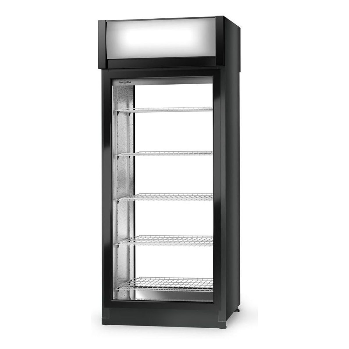 Kahepoolse klaasiga külmkapp Rapa 2S/AG/1D ecoline 625/725/825