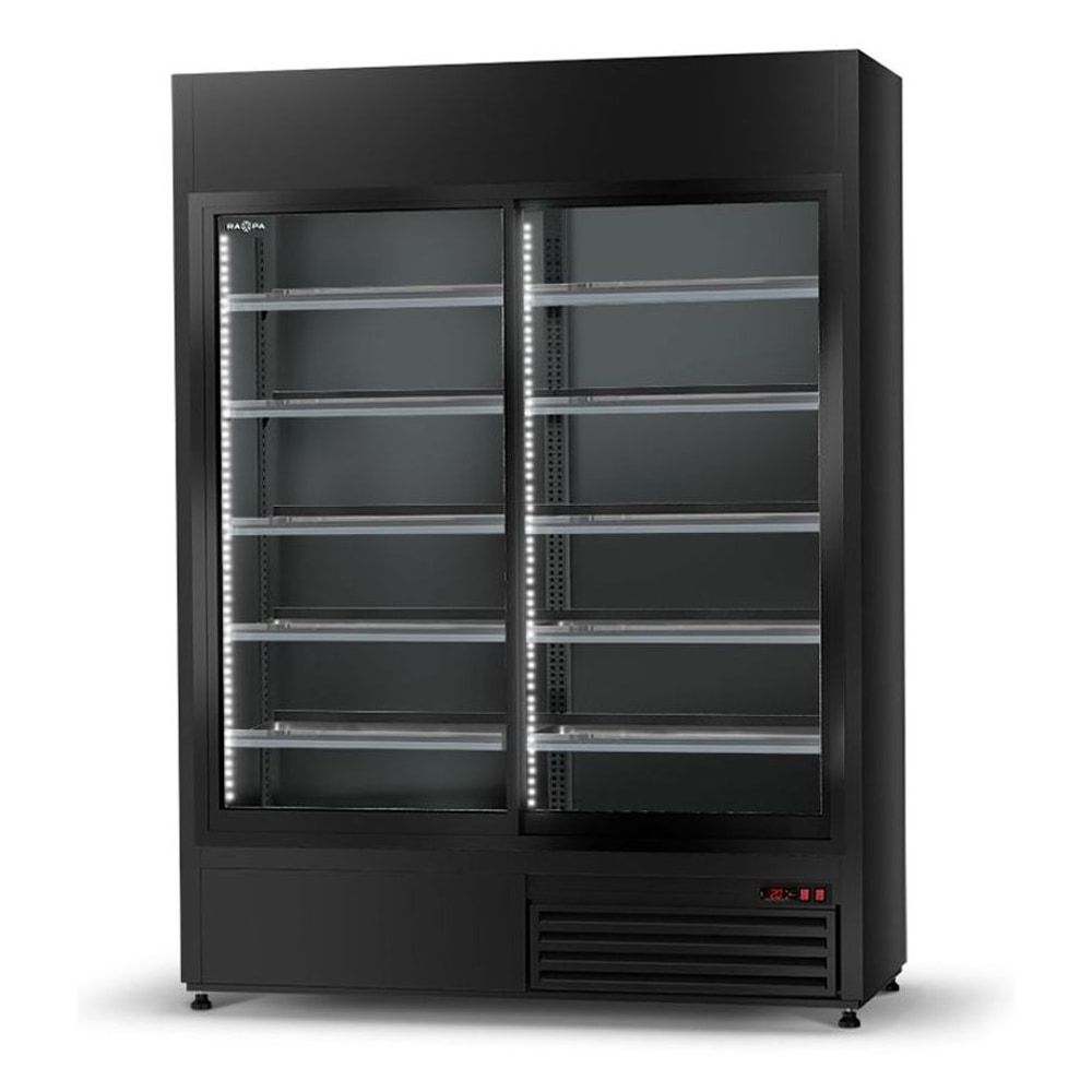 Lükandklaasustega külmkapp Rapa SR/WH/BP 1200/1400/1600